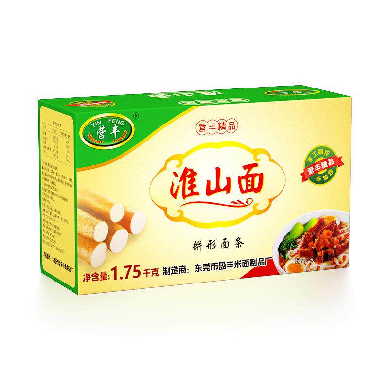 正宗非油炸方便面营丰淮山面旗舰店山药面非油炸方便面面饼整箱速