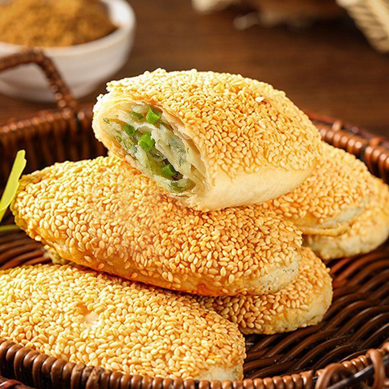 新货老上海点心芝麻酥饼早