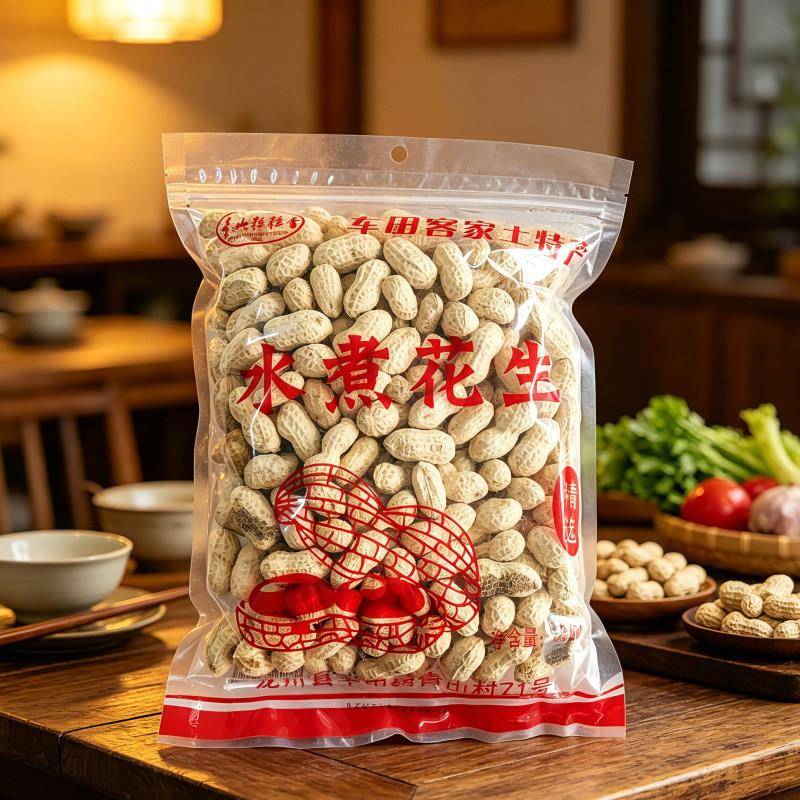 正宗青山水煮花生500g河源龙川特产大粒花生车田粒粒香小粒花生35