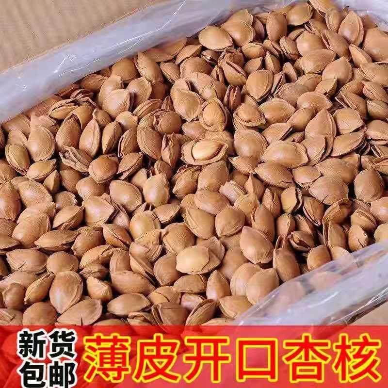 新货2024新货小银杏仁500g杏核手剥开口小白杏奶油味五香100g