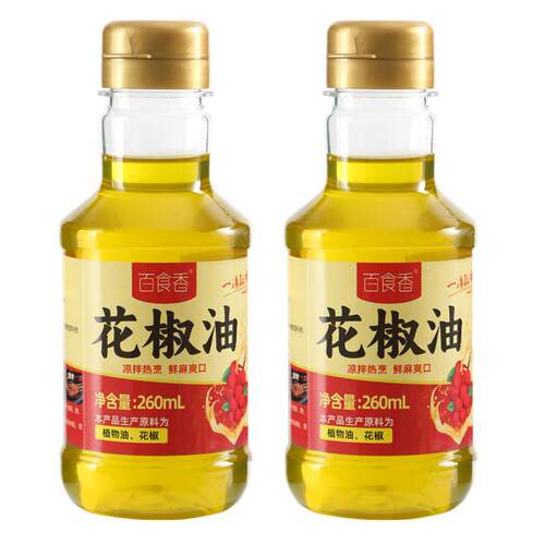 正宗凉米线百食香花椒油藤椒油260ml特麻火锅米线麻辣烫凉拌菜椒