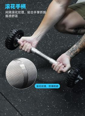 不钢健腹轮男健女DNL运动身器家材用塑型练腹锈肌马甲线神器