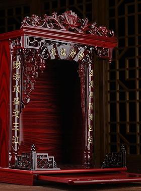 财神爷佛像招财佛 关公木龛佛龛神柜神神台神供楼台供桌广龛式吊