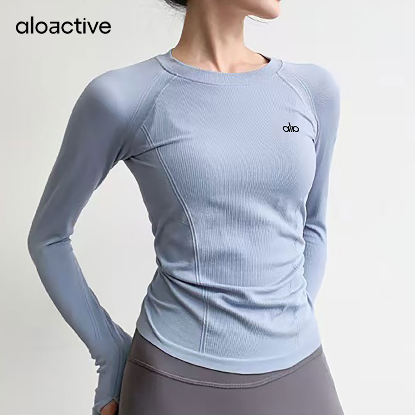 ALOACTIVE速干瑜伽健身长袖圆领图片