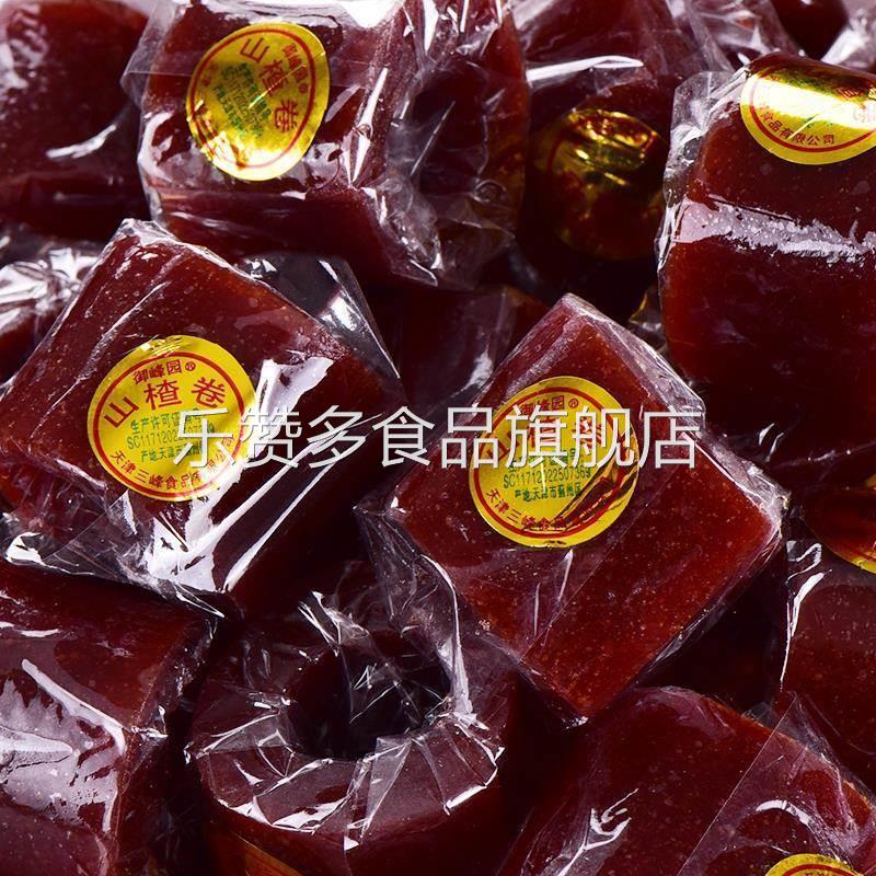 山楂卷开胃卷京卷山楂糕果丹皮胃康卷休闲山楂条网红零食散装