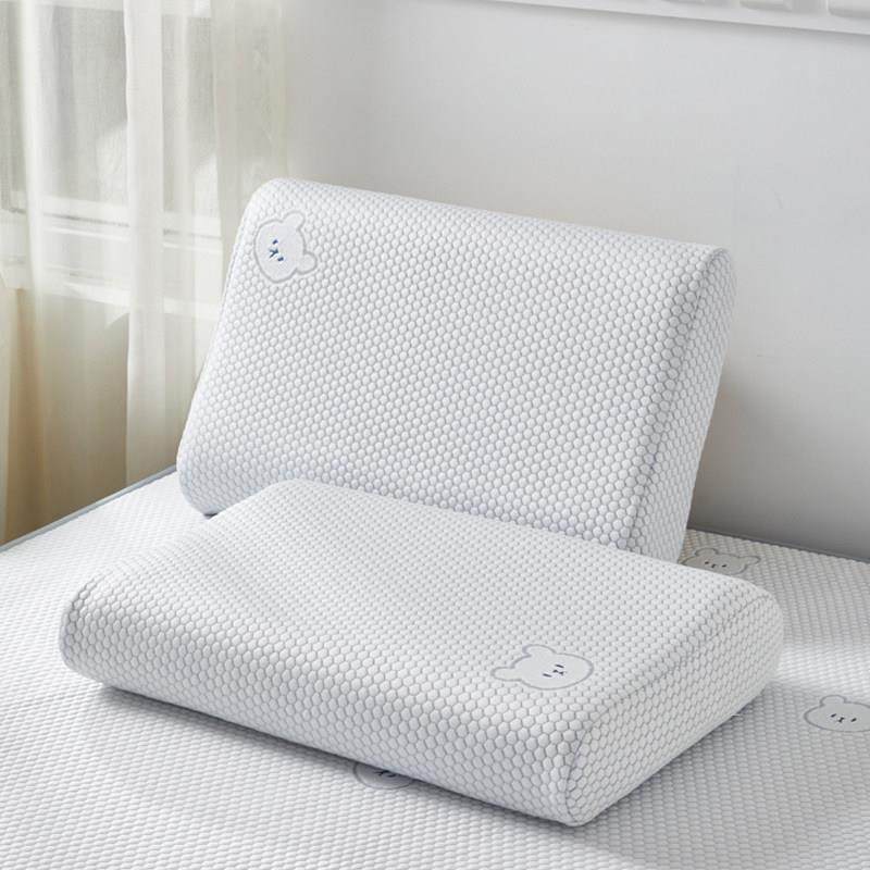 a类PE凉感丝凉豆豆乳胶枕套定制40x60冰丝凉席款儿童记忆枕头套