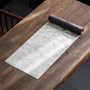 织锦茶席垫子禅意茶桌垫布功夫茶道配件一人防水干泡席家用桌旗