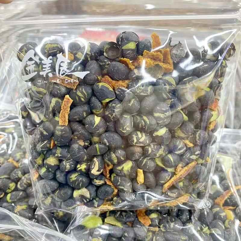 新货金美辰脆皮花生陈皮黑豆核桃糖果带壳花生多彩豆红枣年货炒货