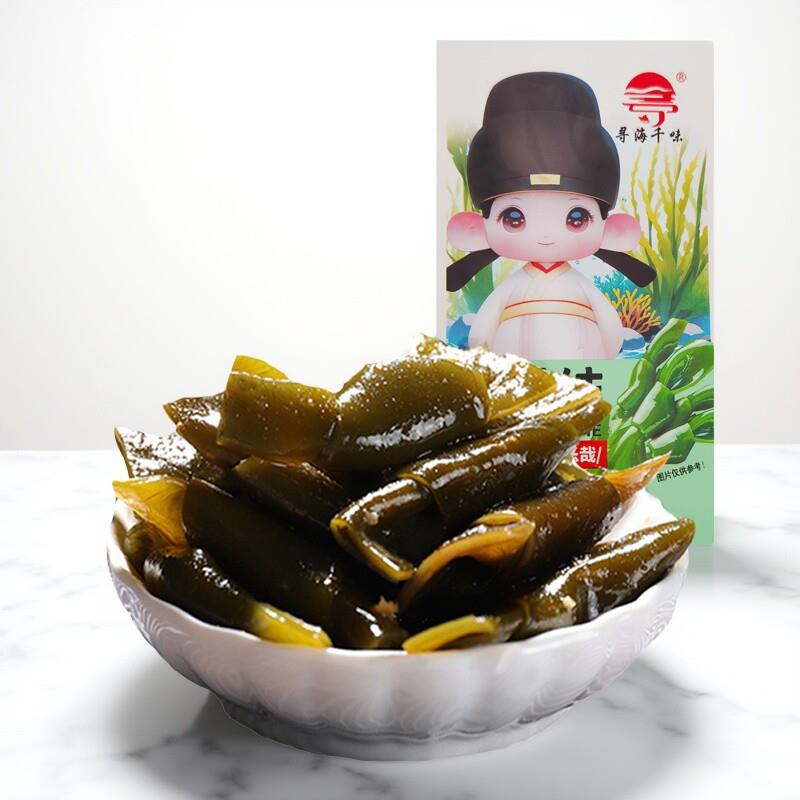 热卖福建霞浦情结特产即食醋香不辣海带结零昆布吃货零食网红爆款