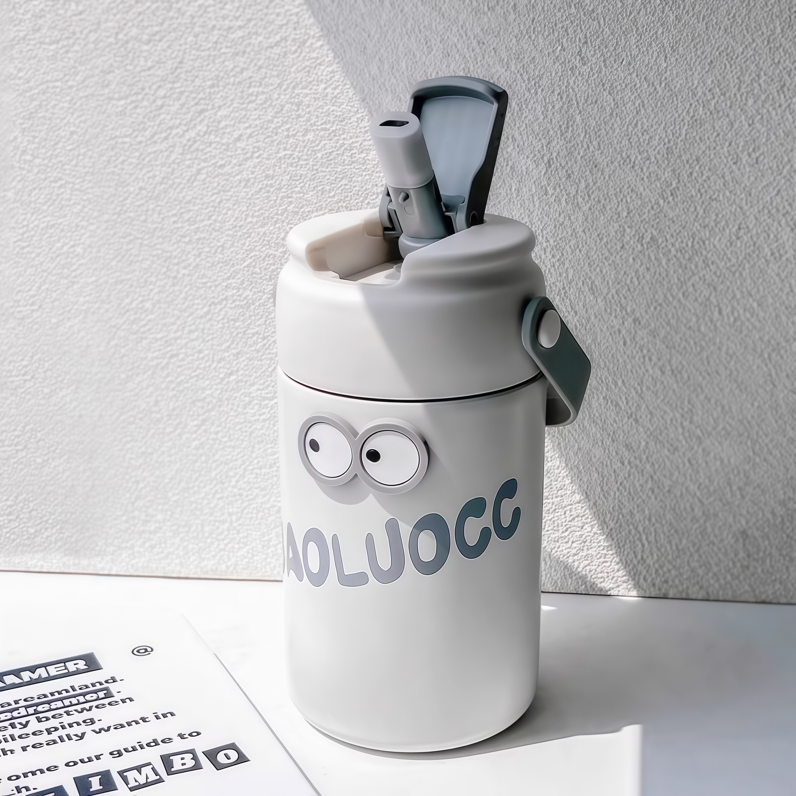 德国进口保温杯女新款高颜值吸管