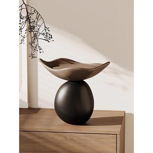 中古风时来运转摆件玄关柜钥匙桌面收纳果盘高级感装饰品乔迁礼物