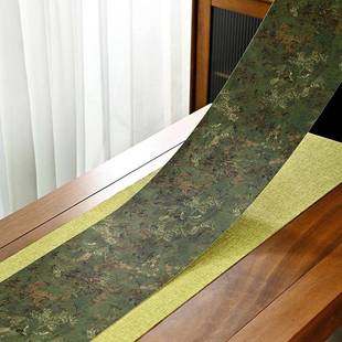 面茶席新007中式禅意防水条茶桌布桌旗轻奢国用风家茶桌布长艺双