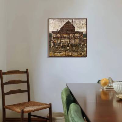 席勒房子众挂画客厅玄关卧小书房艺术室装画铝合饰金BBK框实木框