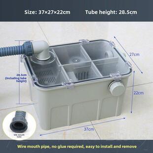 牙科技工淀石膏沉池口腔科石过滤理器膏厨房过沉淀池滤箱污水处设