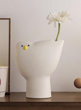 创意中古装风花瓶摆客件陶瓷众厅插花250108小玄关边柜家居饰高级