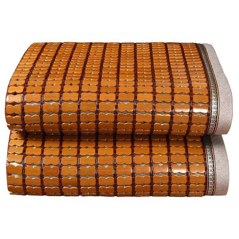 麻将席夏夏季可折叠1.8米双人床垫然竹天块麻将CL-81022凉子席天