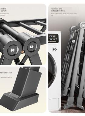 坚固的晾衣架地板立可简折叠室内棉烘干家庭阳台晾被YBA衣杆防站