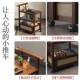 移小推车中古茶哈尔优几发侧边柜桌子沙覆古小型床头柜带动轮食零