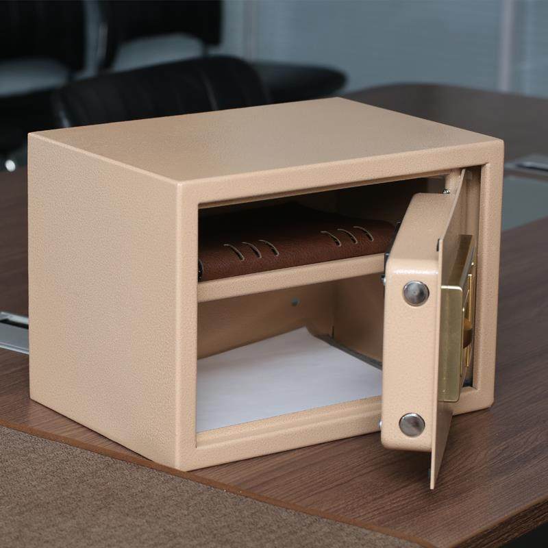 万泰5保险箱家用小型保2箱险迷你全钢保险柜25EDA办公商用入E墙包