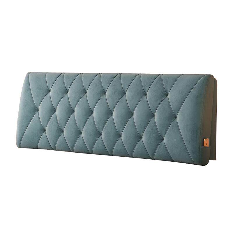 榻达软芬罗床头靠垫包榻米靠垫法兰绒菱双人简约床头板靠背垫套床