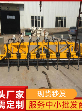 摊铺排震一体机混凝土路面排式整平机厂家直营三辊轴摊铺排震一体