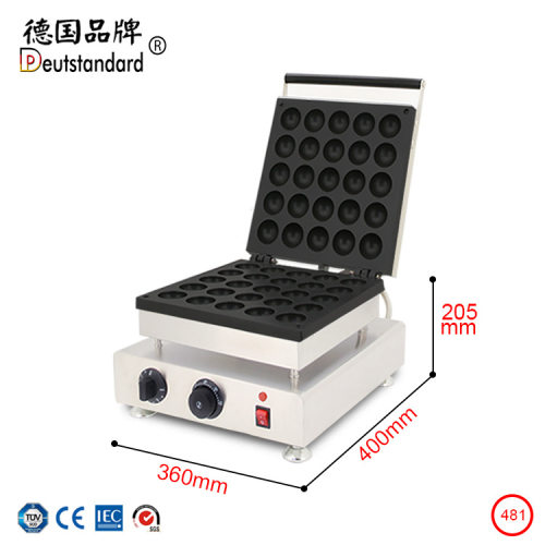 25孔炸弹烧 双面加热烤饼机球形华夫饼商用电热烘培小吃设备NP481