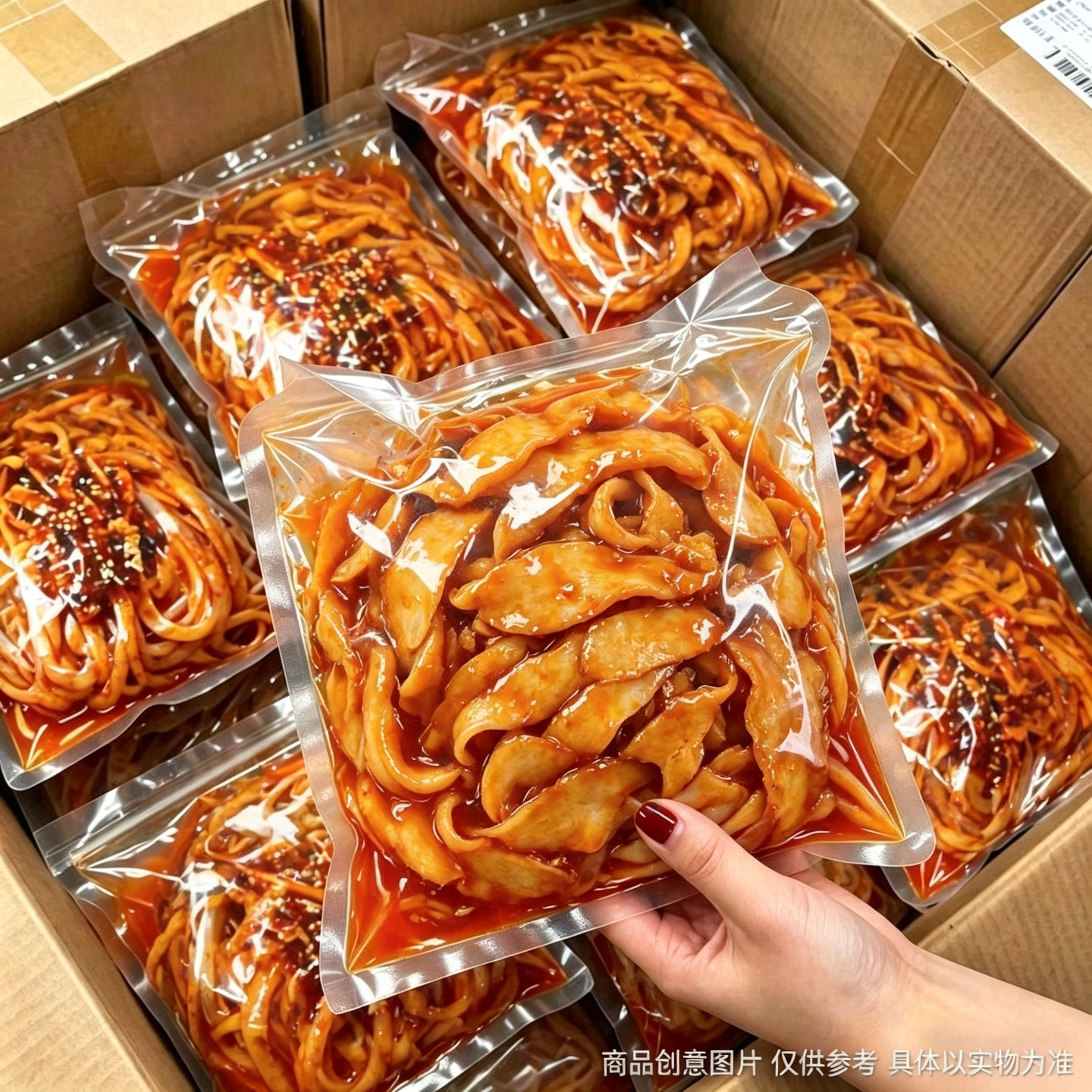 正宗香辣杏鲍菇下饭下酒开胃零食