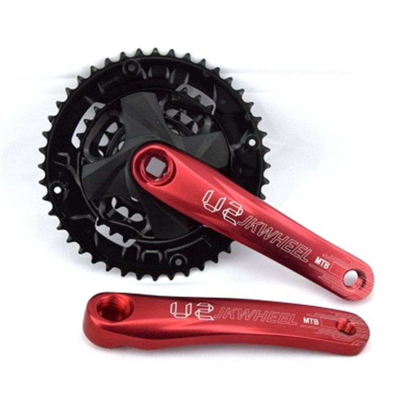 自行车牙盘27速山地车齿盘9速链轮170方空铝合金牙盘曲柄44-32-22