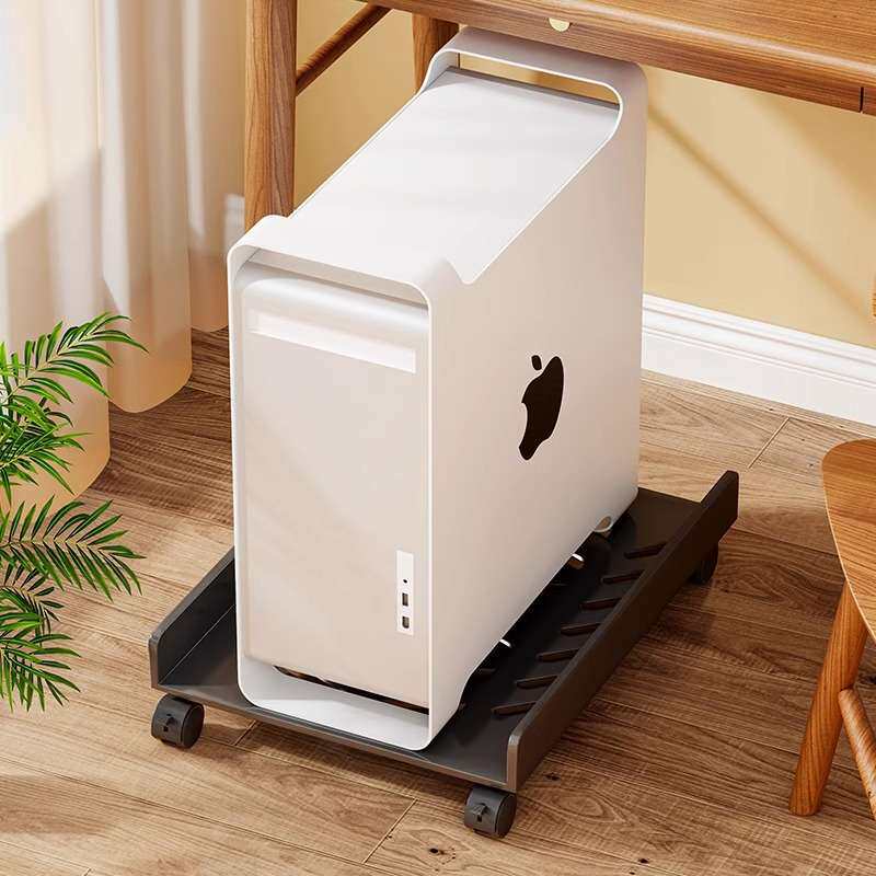 电脑主机托架万向轮滑动机箱底座放置架桌下台式移动机箱托盘支架