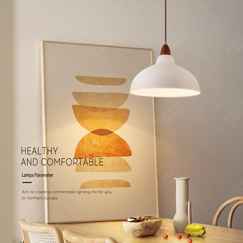 日式餐厅吊灯简约现代北欧饭厅餐桌灯艺术创意灯具卧室民宿书房灯