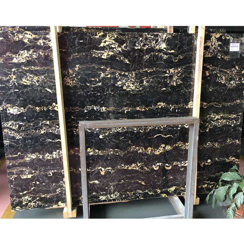 意大利黑金花大理石过门石 天然石材 大理石楼梯底座石材地板