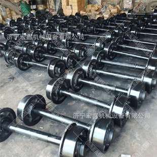 实心轨道轮隧道窑车轮对φ350mm轨距600矿车轮对平板车轮对