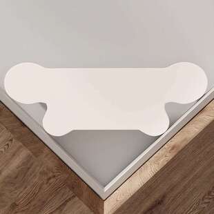 工位转角电脑架三角拐角办公桌置物架显示器底座桌面收纳支架