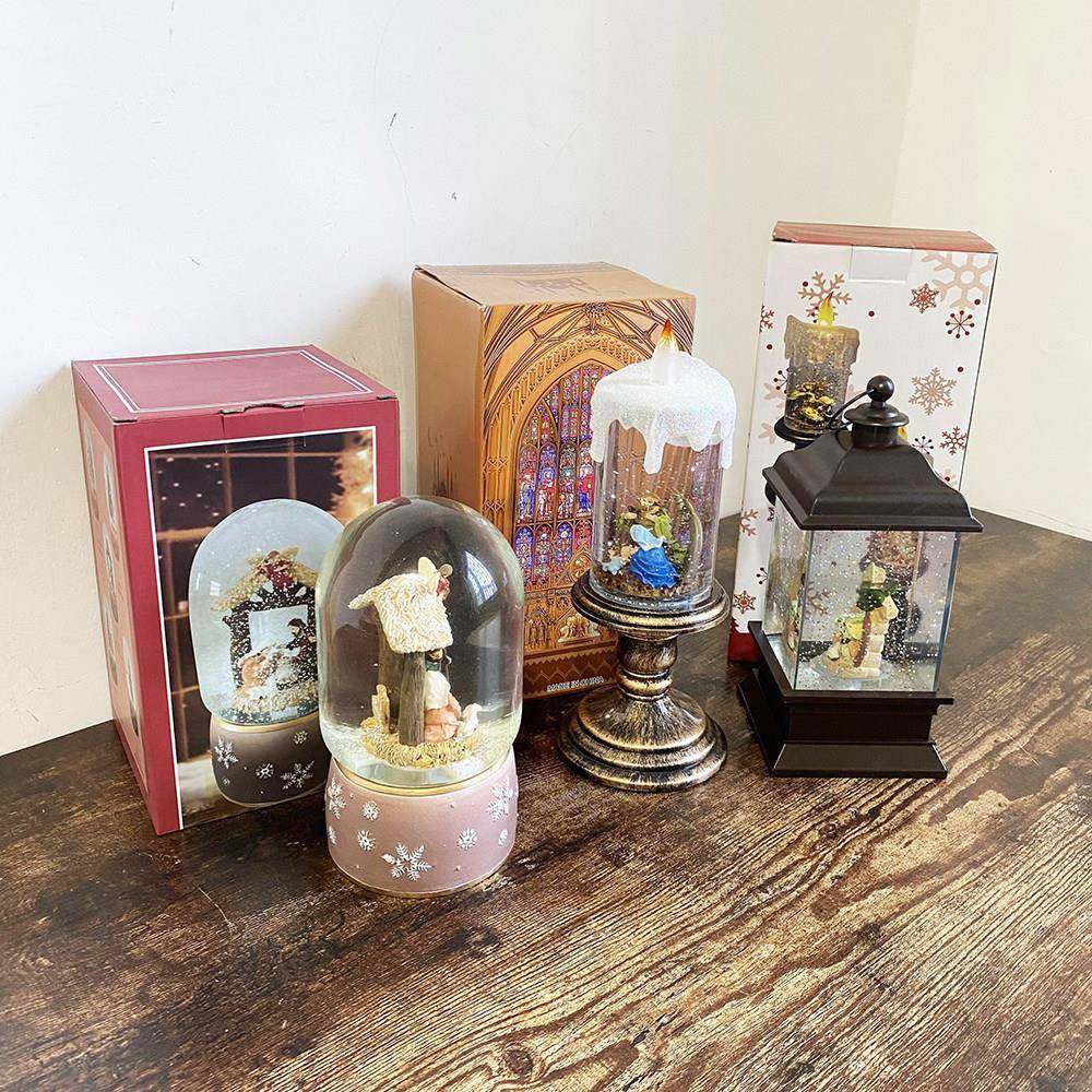 如梦如幻！圣诞节庆装饰led微雪景观小夜灯手提风灯蜡烛场景摆件,家装灯饰光源,氛围灯,淘宝优惠券,粉丝福利购,淘宝优惠卷