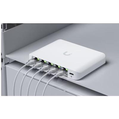 顺丰原装优倍快Unifi USW-Flex-2.5G-5口迷你 2.5G交换机桌面款