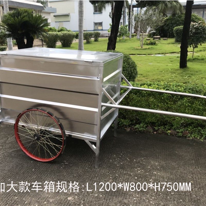 热销中户外垃圾车市政专用环卫不锈钢手推车保洁车清洁车小区公园