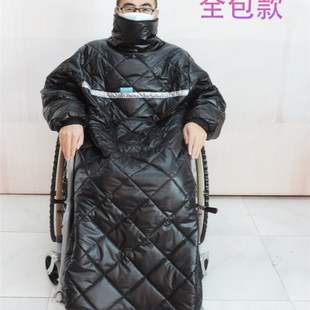 秋冬偏瘫老人外出加绒加厚保暖毯腿部户外盖毯轮椅座椅围挡被配件