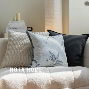 现代简约抱枕新中式 靠枕客厅沙发方形靠垫民宿样板间枕套含芯 软装