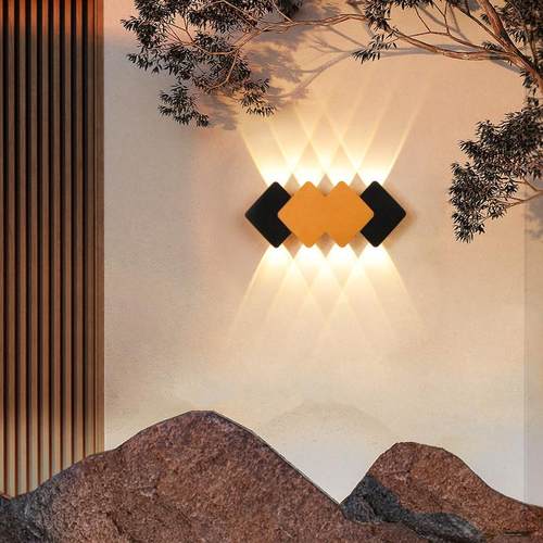 现代简约双头led壁灯 客厅床头酒店过道走廊壁挂门庭户外防水壁灯