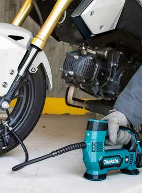 牧田MP100DZ充电式充气机12V无线汽车轮胎充气泵车载打气泵DMP180