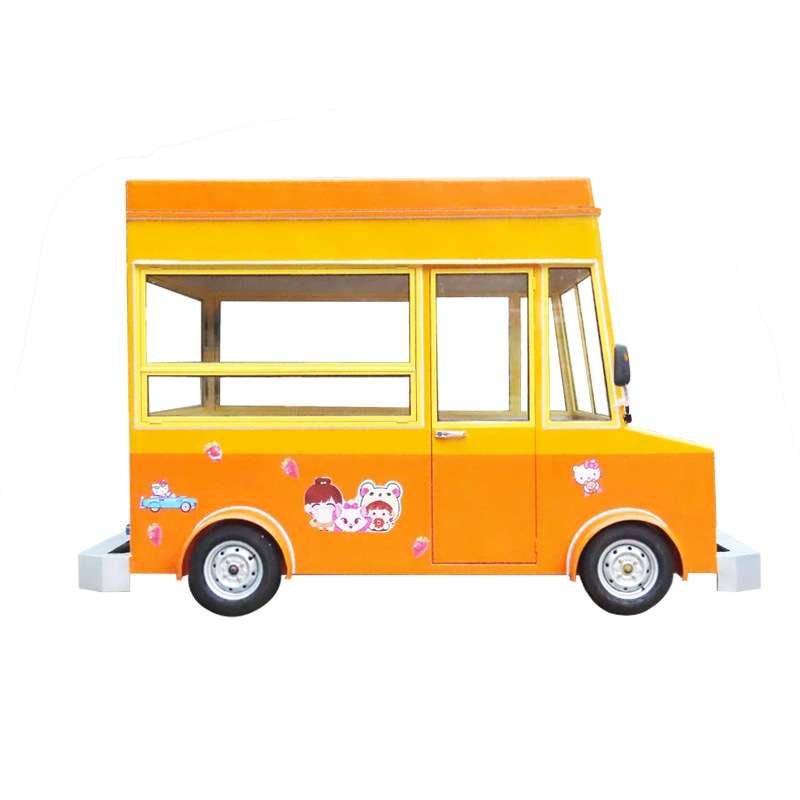 流动保温美食车夜市移动手推摆摊房车四轮地摊小吃餐车保温台