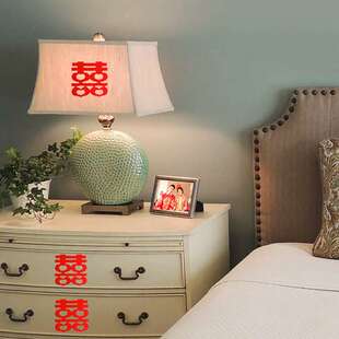 结婚庆用品楼梯喜不干胶喜字创意迷你镂空喜家具贴自粘喜字