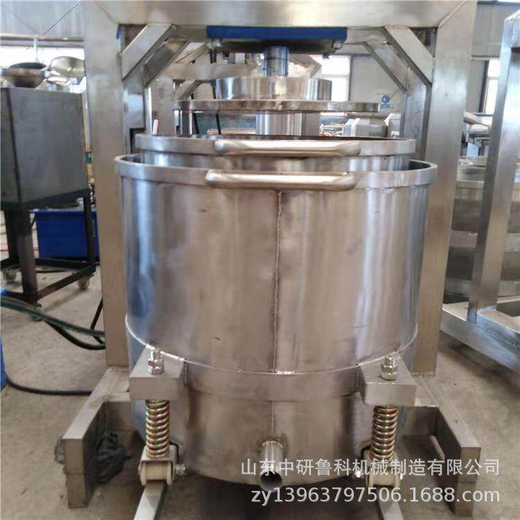 304双桶蔬菜压汁机 草莓桑椹液压压榨机 工业用大型过滤压榨机