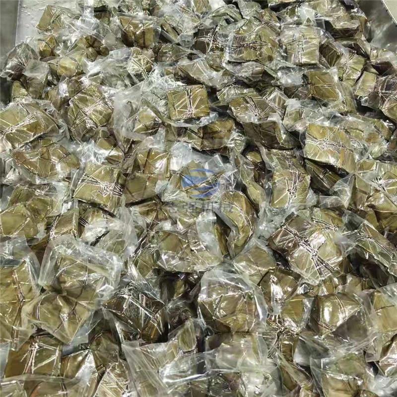 鸭蛋黄咸肉粽子洗蒸煮杀菌加工成套流水线 真空袋高温水浴杀菌锅