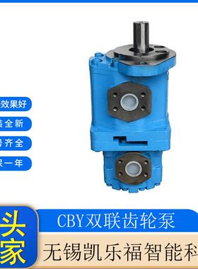 长江双联齿轮泵CBY3050/K1010-A2FR 环卫车油泵 吊车油泵