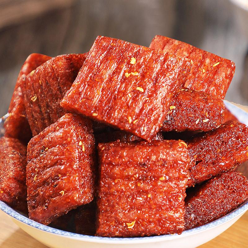 热卖素大刀肉辣条麻辣味素肉儿时怀旧网红零食小吃休闲食品大