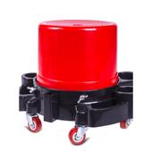 洗车店洗车水桶洗车用水桶洗车店专用多功能移动凳滑轮式 洗车水桶