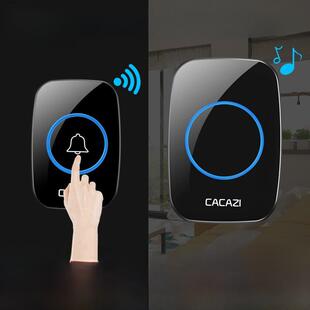 家庭无线门铃一对二对一交流数字数字防水遥控门铃无电池寻呼机