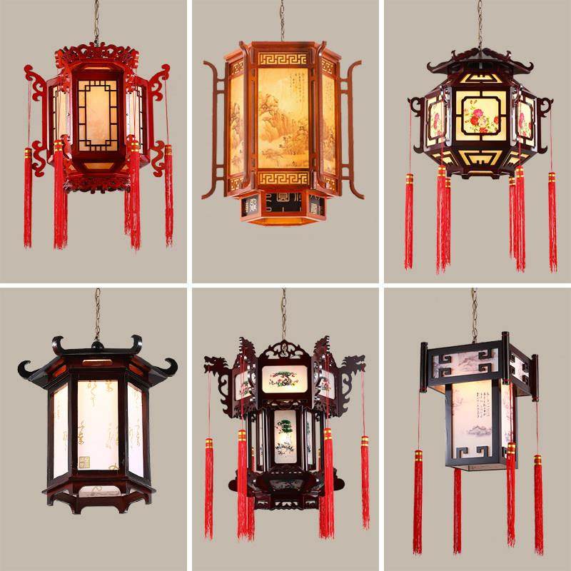 中式吊灯实木六角阳台灯笼仿古茶楼寺庙灯中国风玄关走廊餐厅灯具,家装灯饰光源,酒店/宴会厅/餐饮吊灯,淘宝优惠券,粉丝福利购,淘宝优惠卷