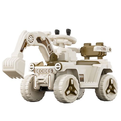 儿童挖掘机玩具车可坐人挖土机男女孩遥控电动大号钩机双人工程车